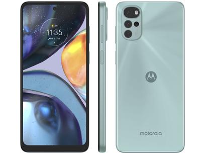 Smartphone Motorola Moto G22 128GB Verde 4G - Octa-Core 4GB RAM 6,5” Câm Quádrupla + Selfie 16MP