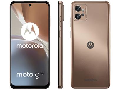 Smartphone Motorola Moto G32 128GB Rosé 4G - Octa-Core 4GB RAM 6,5” Câm. Tripla + Selfie 16MP