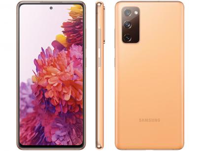 Smartphone Samsung Galaxy S20 FE 256GB Cloud – Orange 8GB RAM Tela 6.5” Câm. Tripla + Selfie 32MP
