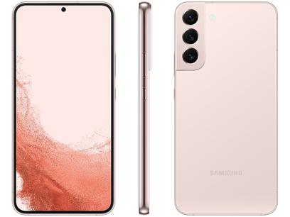 Smartphone Samsung Galaxy S22+ 128GB Rosé - 8GB RAM Tela 6,6” Câm. Tripla + Selfie 10MP