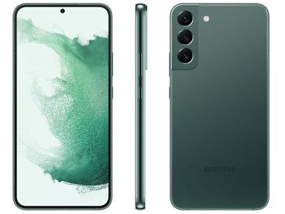 Smartphone Samsung Galaxy S22+ 128GB Verde - 8GB RAM Tela 6,6” Câm. Tripla + Selfie 10MP