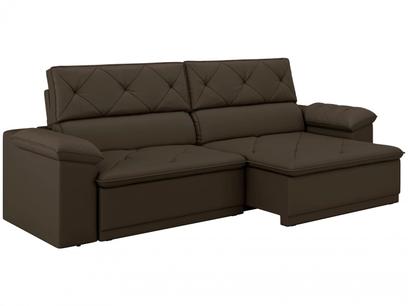 Sofá Retrátil Reclinável 3 Lugares Veludo Caribe – Flexforma Estofados