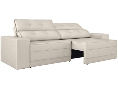 Sofá Retrátil Reclinável 4 Lugares Velosuede Leon – Next Sofás