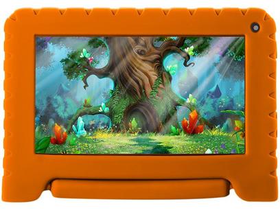 Tablet Infantil Multilaser Kid Pad Go com Capa 16GB 7” Wi-Fi Android 8.1 Quad-Core