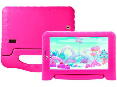 Tablet Multilaser Kid Pad Plus 8GB 7” 3G/Wi-Fi – Android Oreo (Go) Quad-Core com Câmera Integrada