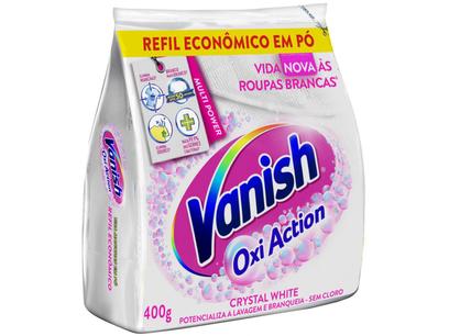 Tira Manchas Vanish Crystal White Oxi Action em Pó - Refil 400g