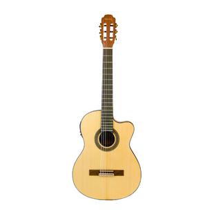Violão Elétrico Benson Clássico GC100CE Cutaway Natural Satin Nylon 6 Cordas Com Afinador