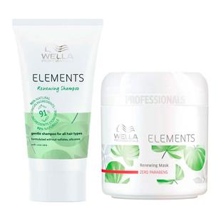 Wella Professionals Elements Renewing Kit ShampooTravel Size + Máscara