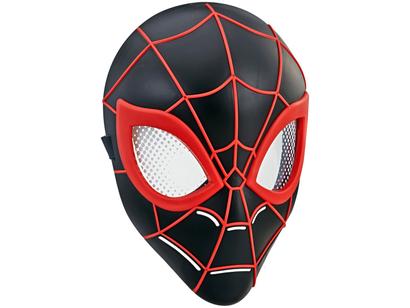 Máscara Completa Spider-Man Miles Morales - Lycra Negra, Cosplay Halloween Y Fiestas Temáticas