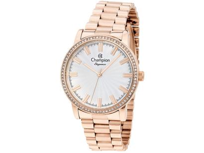Relógio Feminino Champion Analógico Elegance Rose