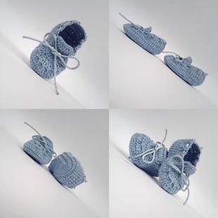 tenis de croche para bebe masculino