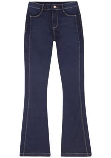 Calça hering feminina jeans flare petit com detalhe de costura - Calça Jeans Feminina - Magazine Luiza
