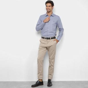 calça acetinada masculina