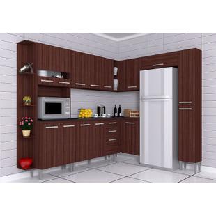 Cozinha Compacta 4 Pecas Karina Poquema Capuccino Amendoa Nas Americanas