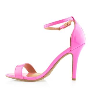 sandalia rosa neon vizzano