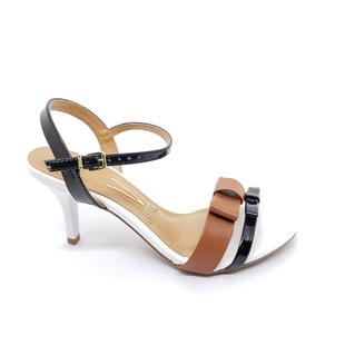 sandália salto fino vizzano laço