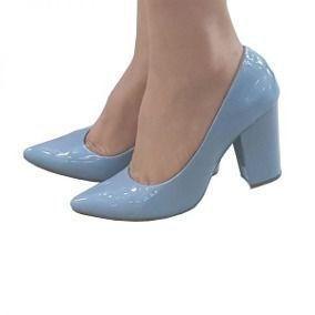 scarpin vizzano azul claro