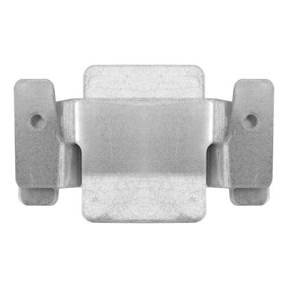 Imagem de 01 Par Conector de Encaixe para Móveis Compátivel Sofá Cabeceira Painel Galvanizado - Desk Design