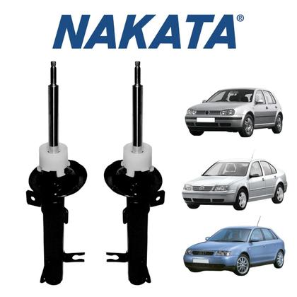 Imagem de 02 Amortecedor Nakata Dianteiro Esquerdo+Direito Audi A3 1999 A 2008