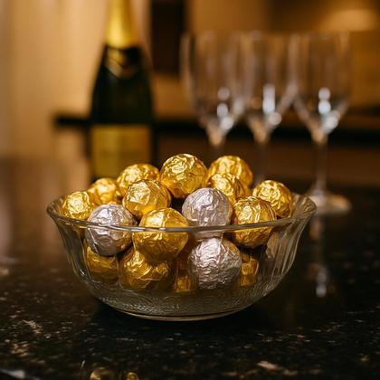 Imagem de 02 Bowl Tigela Cumbuca Vidro Trabalhado Boho 18cm Mimo Style