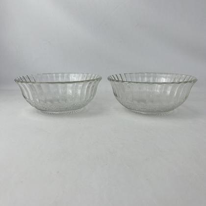 Imagem de 02 Bowl Tigela Cumbuca Vidro Trabalhado Boho 18cm Mimo Style