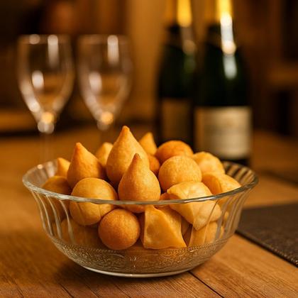 Imagem de 02 Bowl Tigela Cumbuca Vidro Trabalhado Boho 18cm Mimo Style