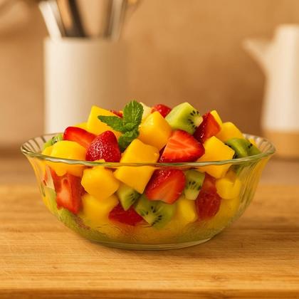 Imagem de 02 Bowl Tigela Cumbuca Vidro Trabalhado Boho 18cm Mimo Style