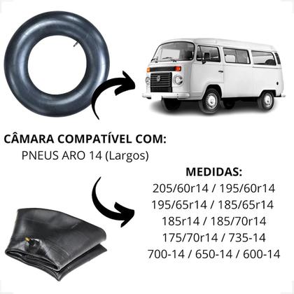 Imagem de 02 Câmara De Ar Kombi Rk14 Tr13 Premium Maggion 195 60r14