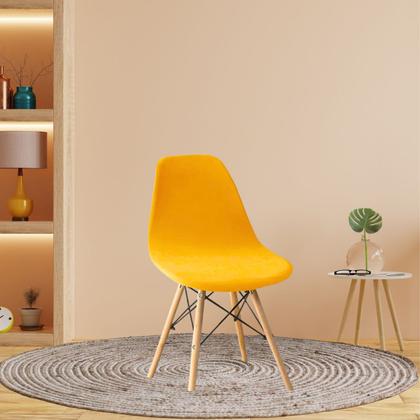 Imagem de 02 Capas De Cadeira Charles Eiffel Nordic Eames Luxo Sala Quarto Malha Gel Premium Moderna