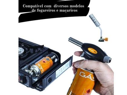 Imagem de 02 Gás Butano Refil Recarga Maçarico Camping Isqueiro Fogão