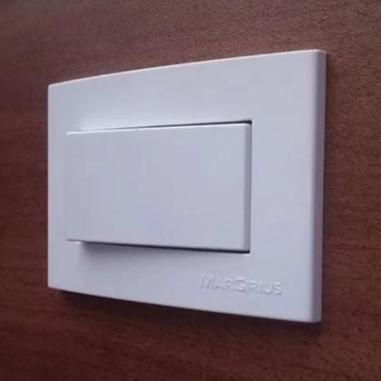 Imagem de 02 Interruptor Paralelo Moveis Mdf Margirius Branco 10A 250V