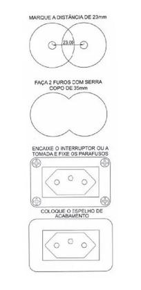 Imagem de 02 Interruptor Paralelo Moveis Mdf Margirius Branco 10A 250V