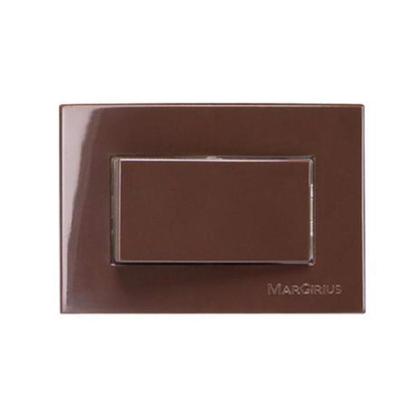 Imagem de 02 Interruptor Paralelo Moveis Mdf Margirius Marrom 10A 250V