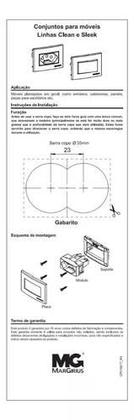 Imagem de 02 Interruptor Simples P/moveis Margirius Branco 10a 250v Nbr