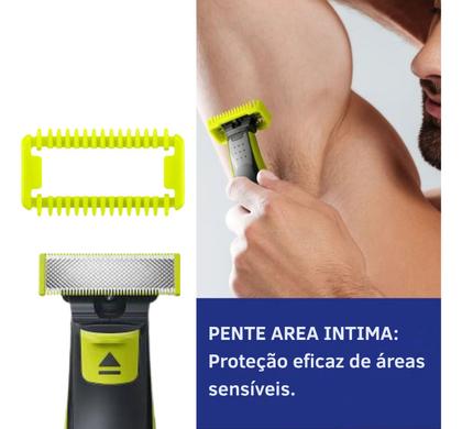 Imagem de 02 Laminas Refil + 01 Pente P/ Barbeador Oneblade Philips