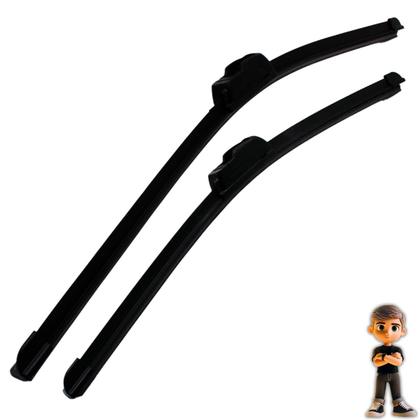 Imagem de 02 Limpador Para Brisa Palheta Silicone 22 Polegadas e 18 Polegadas