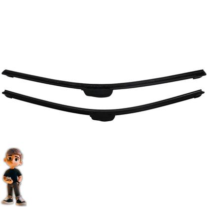 Imagem de 02 Limpador Para Brisa Palheta Silicone 22 Polegadas e 18 Polegadas