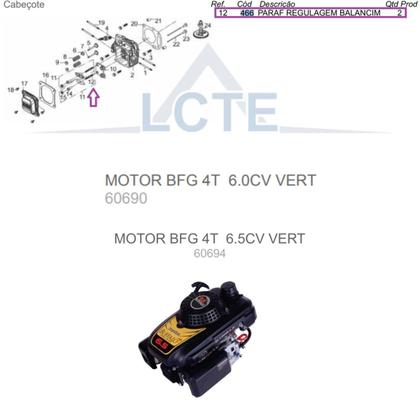 Imagem de 02 Parafusos Regulagem Balancim P/Motor De Popa 6.5 Vertical