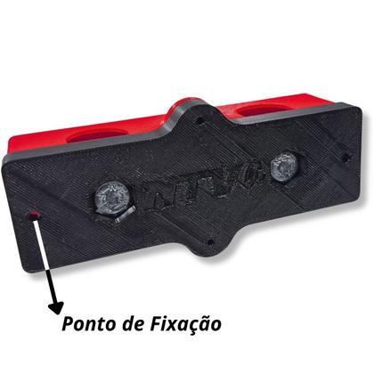 Imagem de 02 Porta Fusível Faca Grande ANL 3 Vias + 03 Fusíveis 250A Som Automotivo