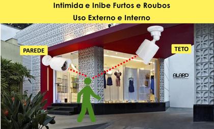 Imagem de 02 Un Câmera FALSA Inibe roubo e intrusão