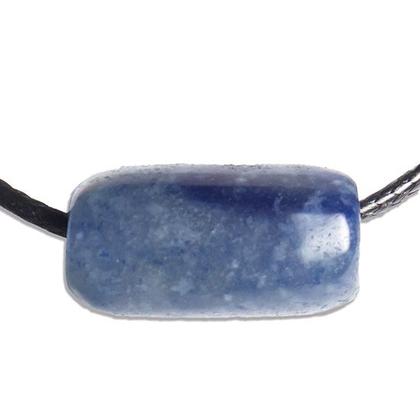 Imagem de 03 Barril Furado Longitudinal Pedra Quartzo Azul 20mm Tipo B