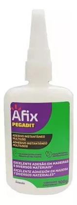 Imagem de 03 Cola Adesivo Instantânea Afix Ultrarrápido Extraforte 100g