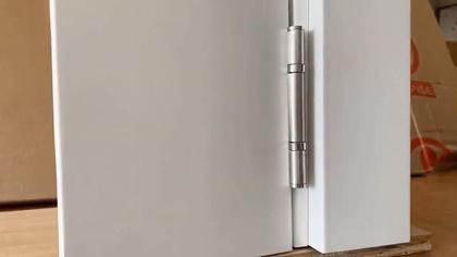 Imagem de 03 Dobradiça Porta Sobrepor Sem Rebaixo Inox 4'x3'x,2,2mm