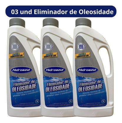 Imagem de 03 Eliminador De Oleosidade Hidroazul 1litro