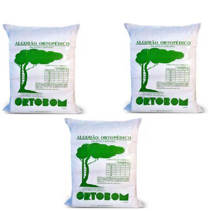 Imagem de 03 Pacote Algodão Ortopedico 10 Cm X 1 Metro