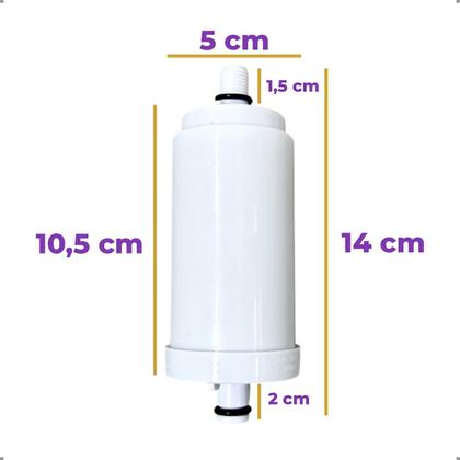 Imagem de 03 Refil Pro Saude Blindado Carvão Ativado Torneira Filtro