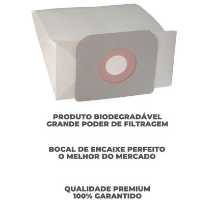 Imagem de 03 Saco Aspirador de Pó Electrolux Nano Na11 Refil Compatível Descartável Alta Resistencia Barato