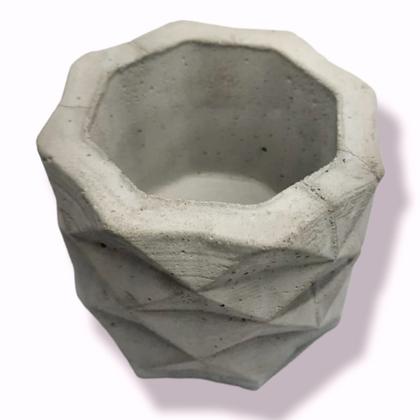 Imagem de 03 Vasos Cimento Concreto Rústico Para Suculentas