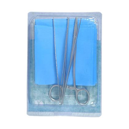 Imagem de 03un kit curativo estéril descartável de metal kolplast