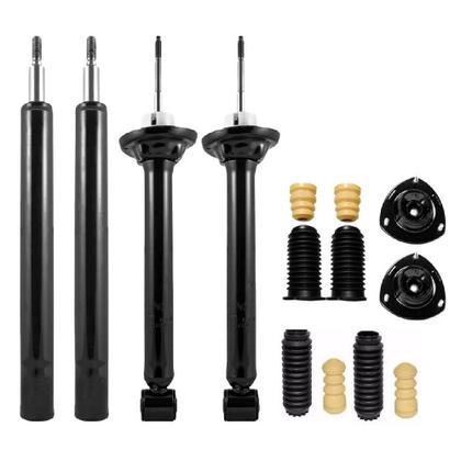 Imagem de 04 Amortecedores + 04 Kits Batentes Vw Gol G4 2005 Até 2011 DianteiroTraseiro